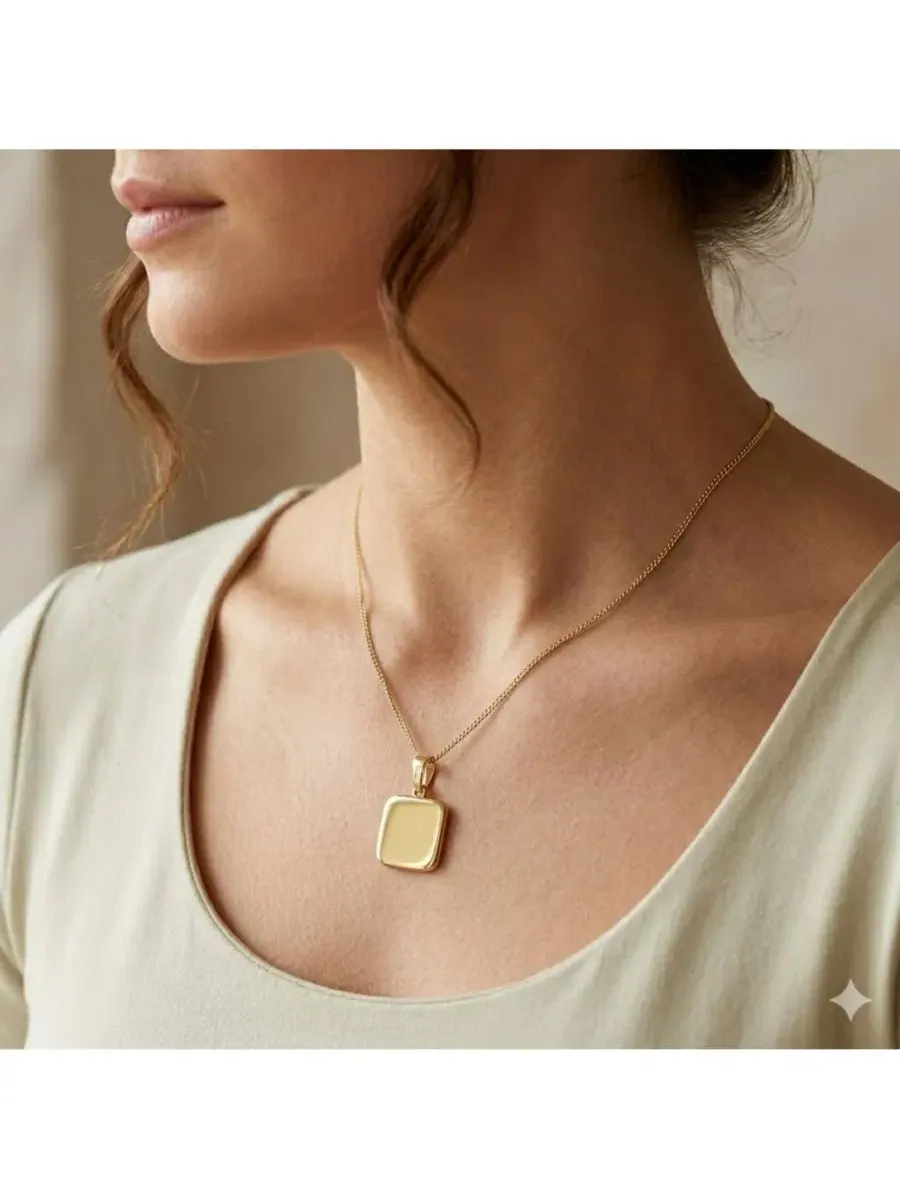Подвеска-талисман Святой Кристофер Curata Jewelry — изображение 2 из 7, оттенок нет цвета