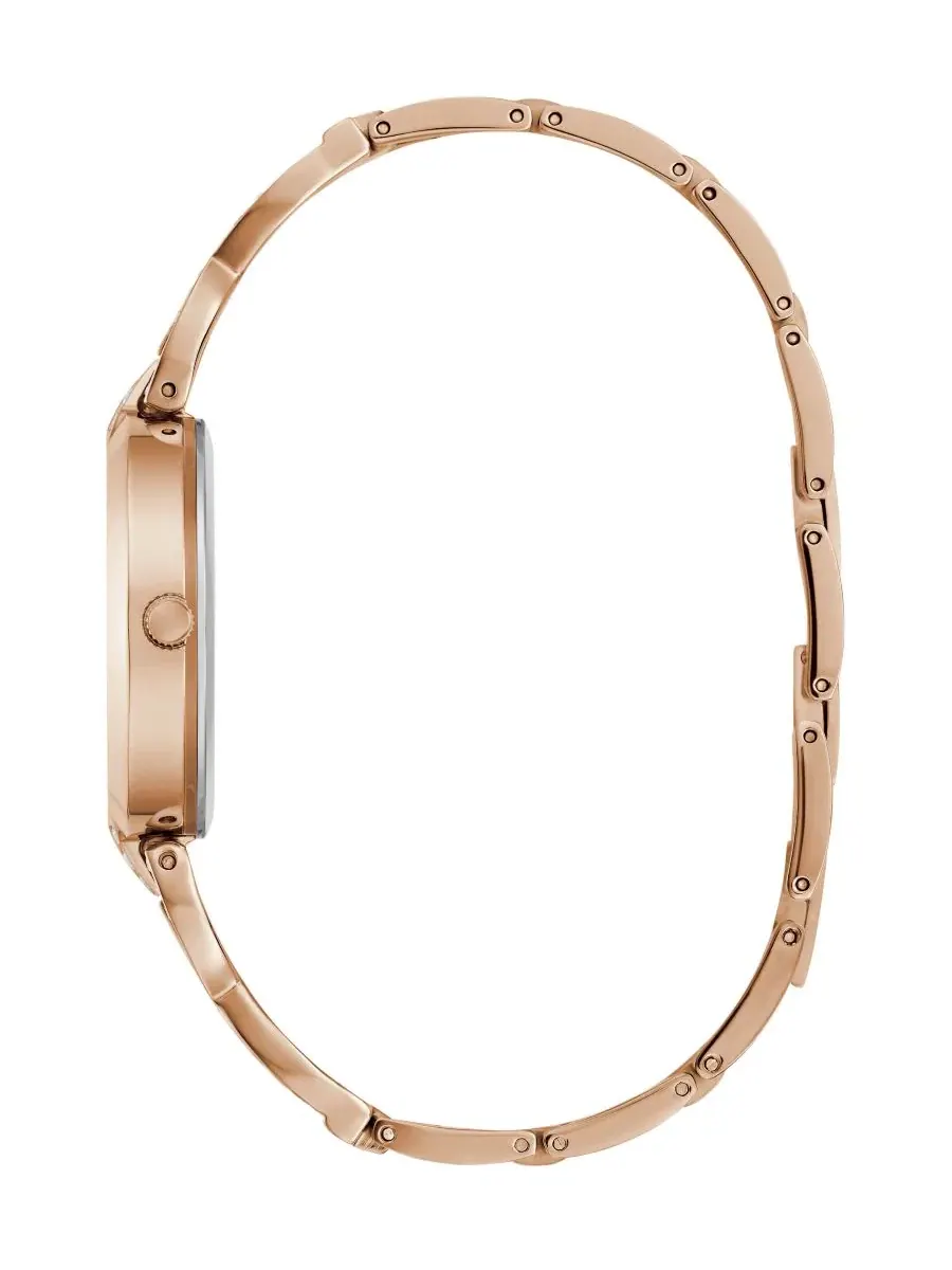 Женские часы с кварцевым механизмом, розовое золото, 32 мм GUESS — изображение 3 из 6, оттенок розовый золотистый