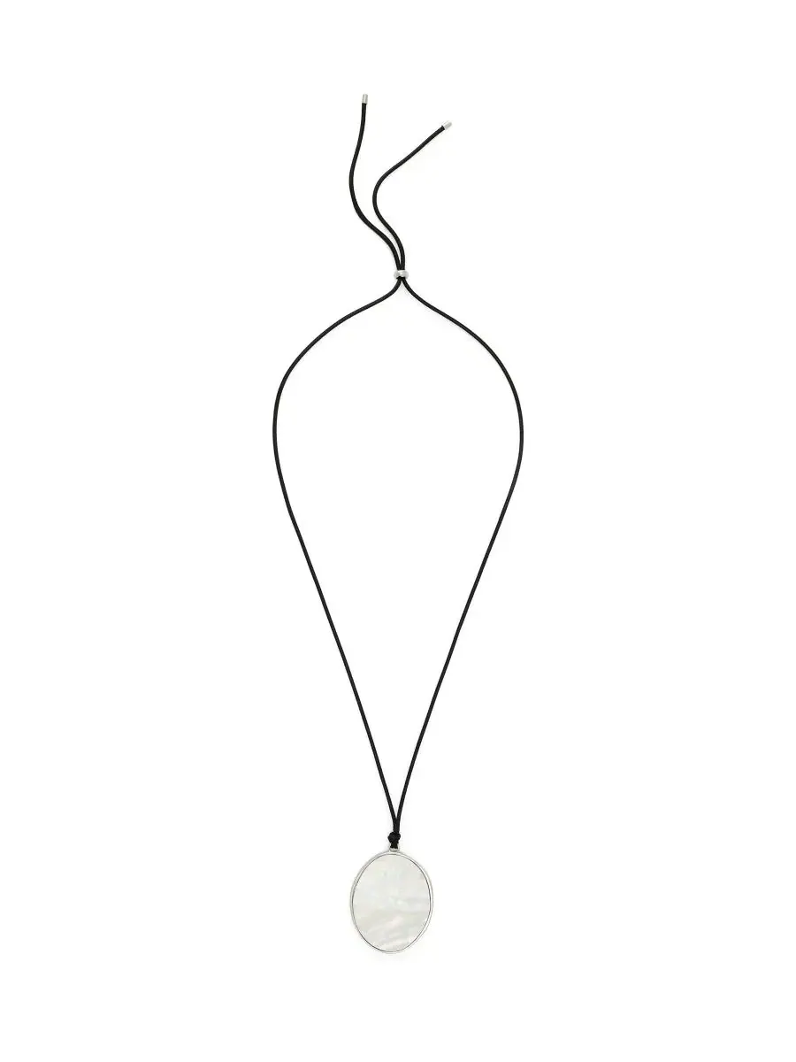Колье с подвеской-перевертышем из искусственного жемчуга, модель Reversible Pendant Robert Lee — изображение 1 из 6