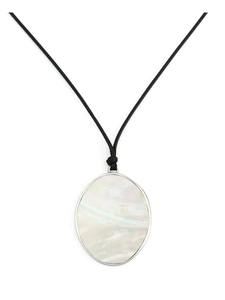 Колье с подвеской-перевертышем из искусственного жемчуга, модель Reversible Pendant Robert Lee — изображение 2 из 6