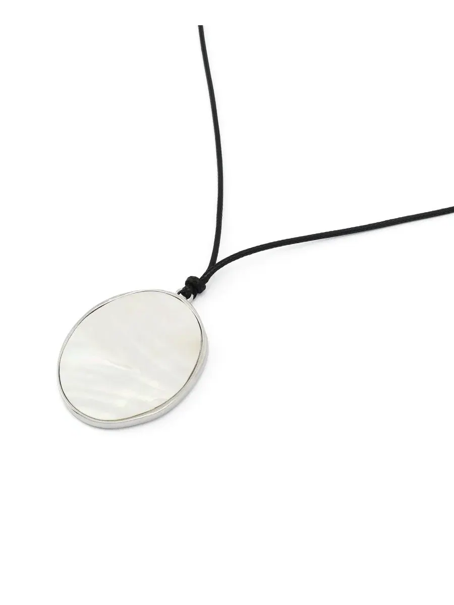 Колье с подвеской-перевертышем из искусственного жемчуга, модель Reversible Pendant Robert Lee — изображение 3 из 6