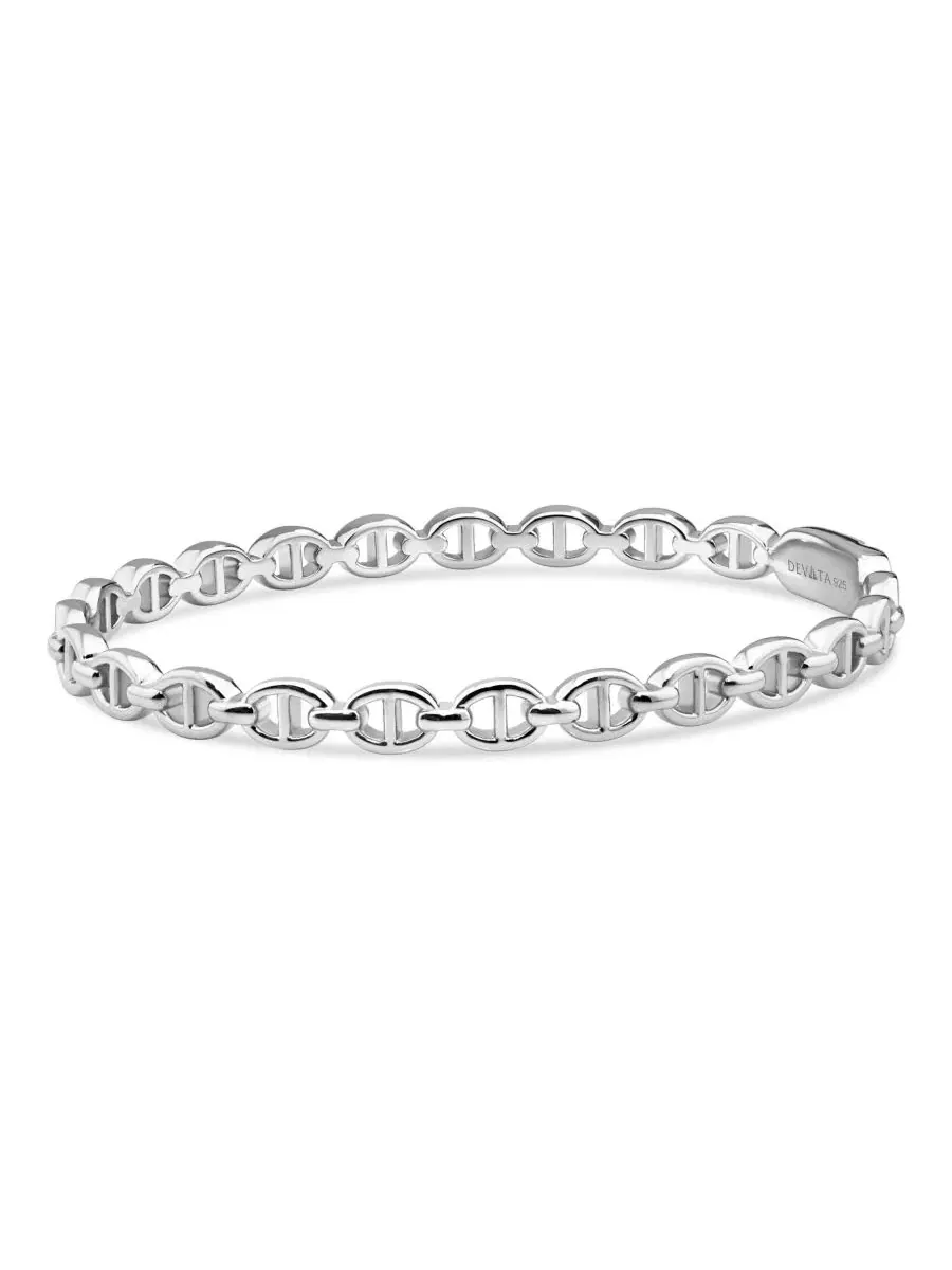 Браслет Mariner Anchor Bangle DEVATA — изображение 2 из 6, оттенок серебряный
