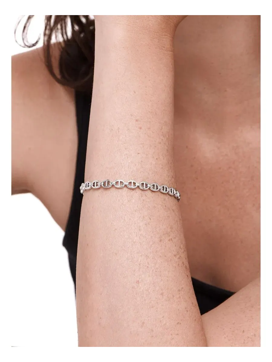 Браслет Mariner Anchor Bangle DEVATA — изображение 3 из 6, оттенок серебряный