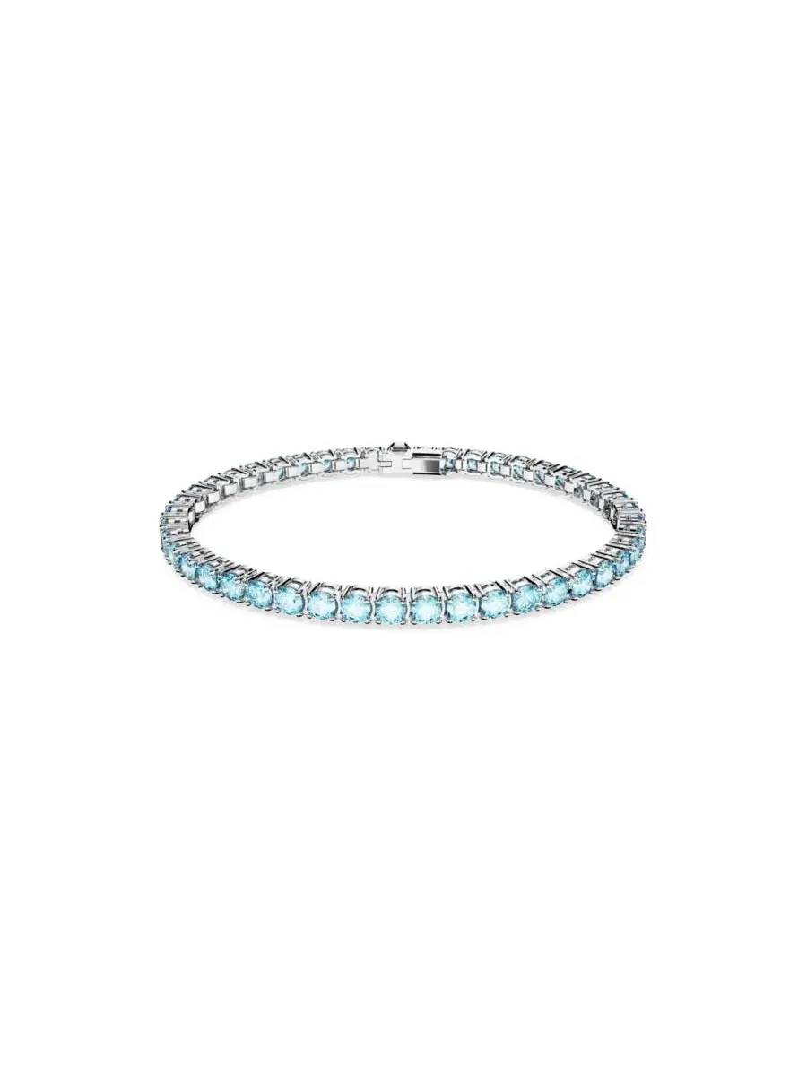 Браслет Matrix Tennis из кристаллов Swarovski — изображение 1 из 4, оттенок синий