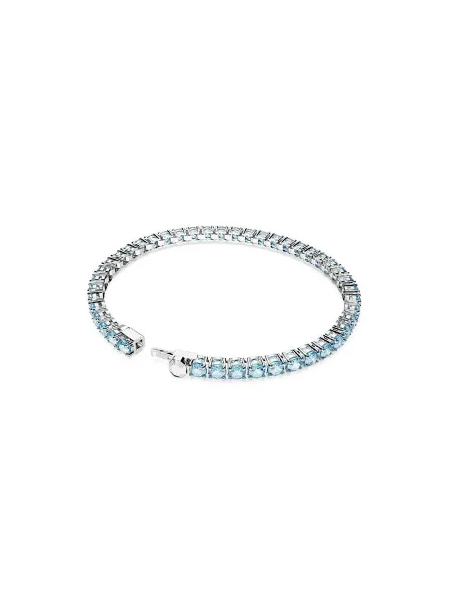 Браслет Matrix Tennis из кристаллов Swarovski — изображение 2 из 4, оттенок синий