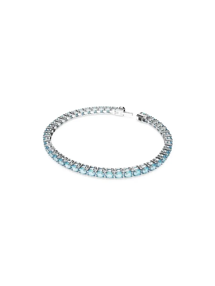 Браслет Matrix Tennis из кристаллов Swarovski — изображение 4 из 4, оттенок синий