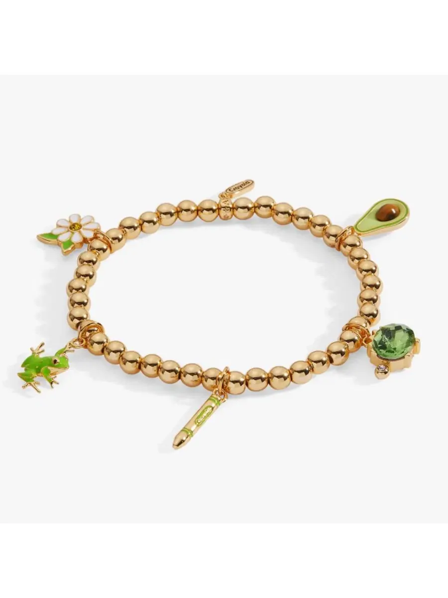 Браслет-резинка с шармами Crayola Forest Green Charm Alex and Ani — изображение 2 из 3, оттенок нет цвета