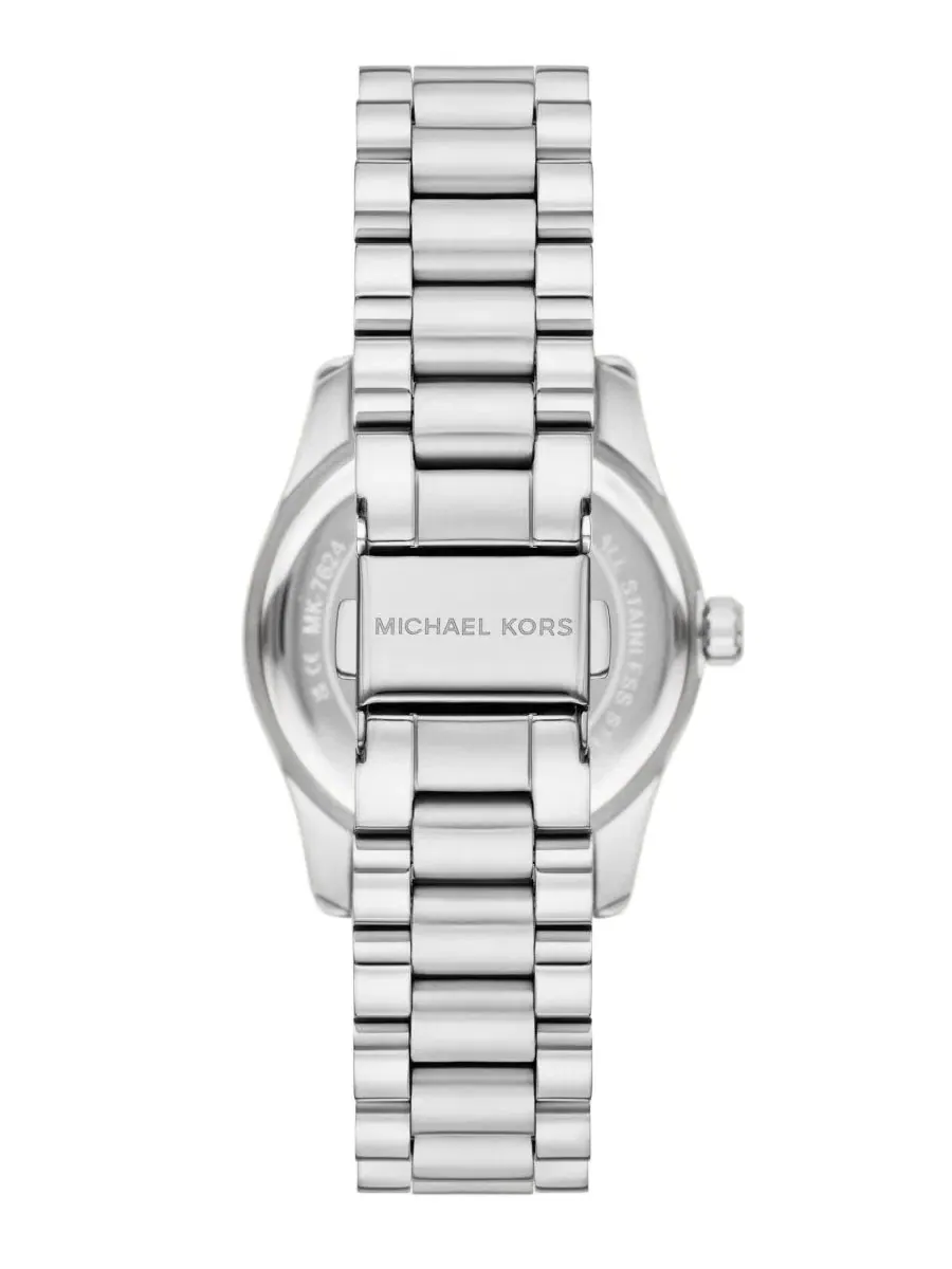 Женские часы Lexington Three-Hand из нержавеющей стали, 33 мм Michael Kors — изображение 2 из 4, оттенок серебряный