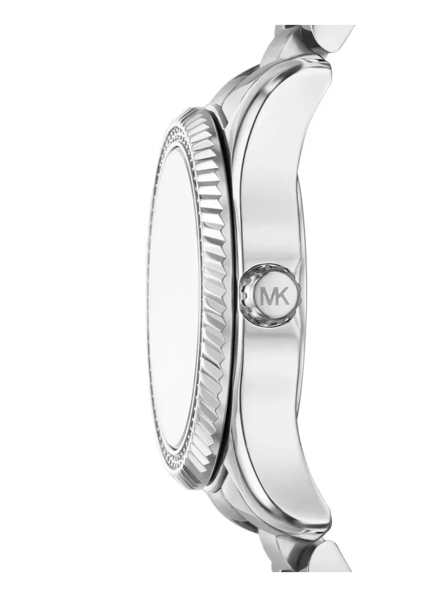 Женские часы Lexington Three-Hand из нержавеющей стали, 33 мм Michael Kors — изображение 3 из 4, оттенок серебряный