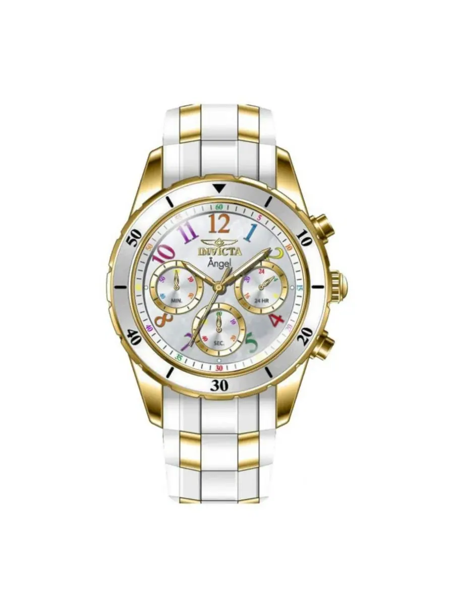 Женские часы Angel Quartz VD54 White Dial Invicta — изображение 1 из 1, оттенок белый