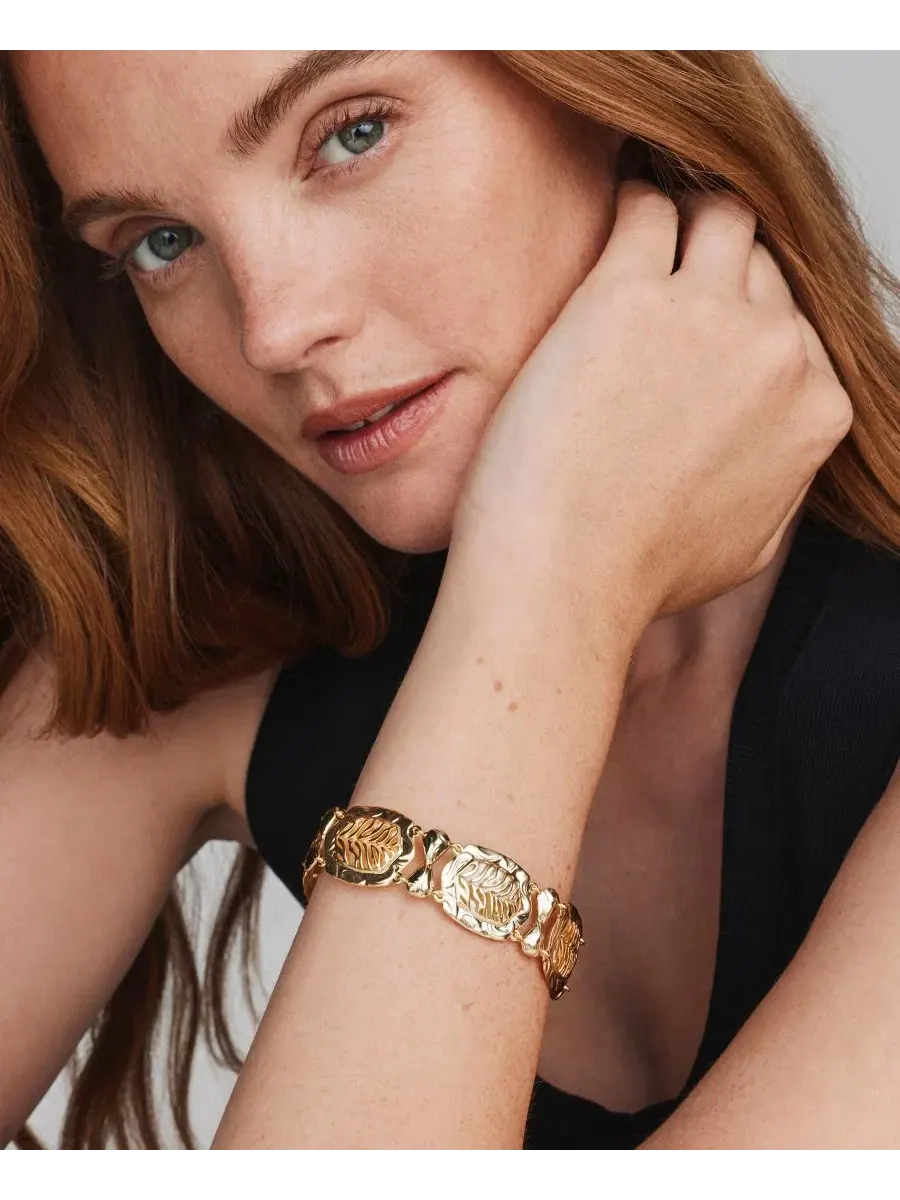 Браслет-манжета с имитацией жемчуга и тигровым принтом Daphne Kendra Scott — изображение 6 из 7