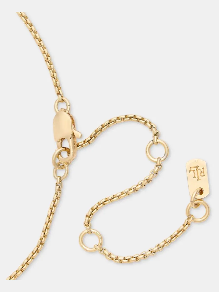 Подвеска в виде объемной груши из металла Lauren Ralph Lauren — изображение 3 из 5, оттенок золото
