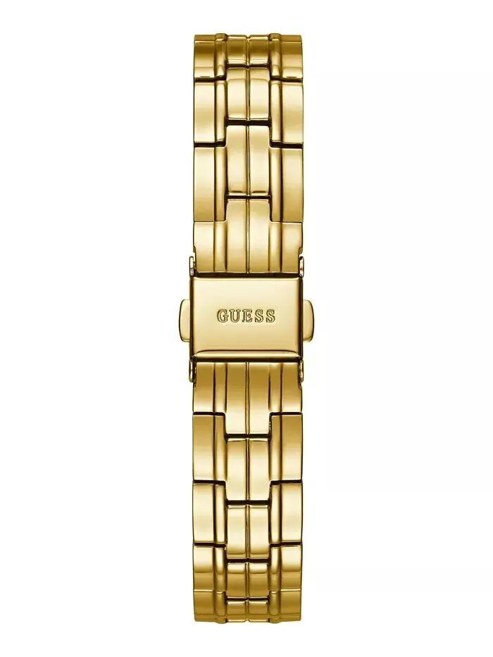 Женские золотистые часы-браслет из нержавеющей стали, 30 мм GUESS — изображение 3 из 3, оттенок золото