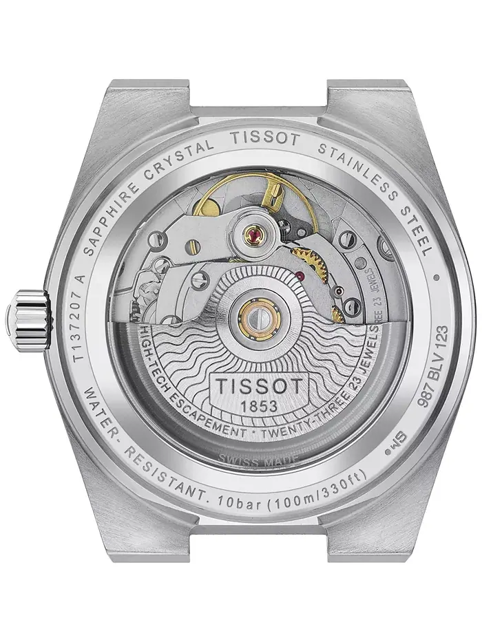 Унисекс-часы Swiss Automatic PRX Powermatic 80 со стальным браслетом, 35 мм Tissot — изображение 3 из 5