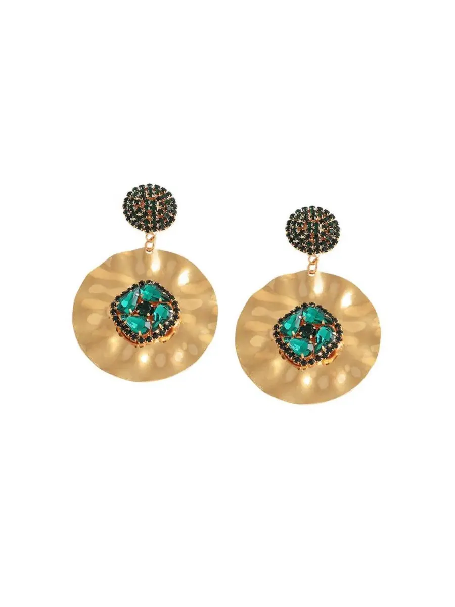 Серьги-подвески SOHI — изображение 1 из 3, оттенок золото