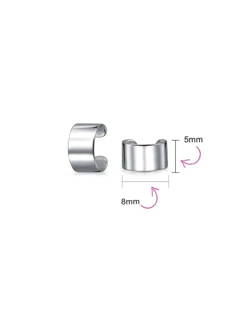 Комплект из 2 серьг-каффов с позолотой, модель Statement Ear Cuff Bling Jewelry — изображение 2 из 4