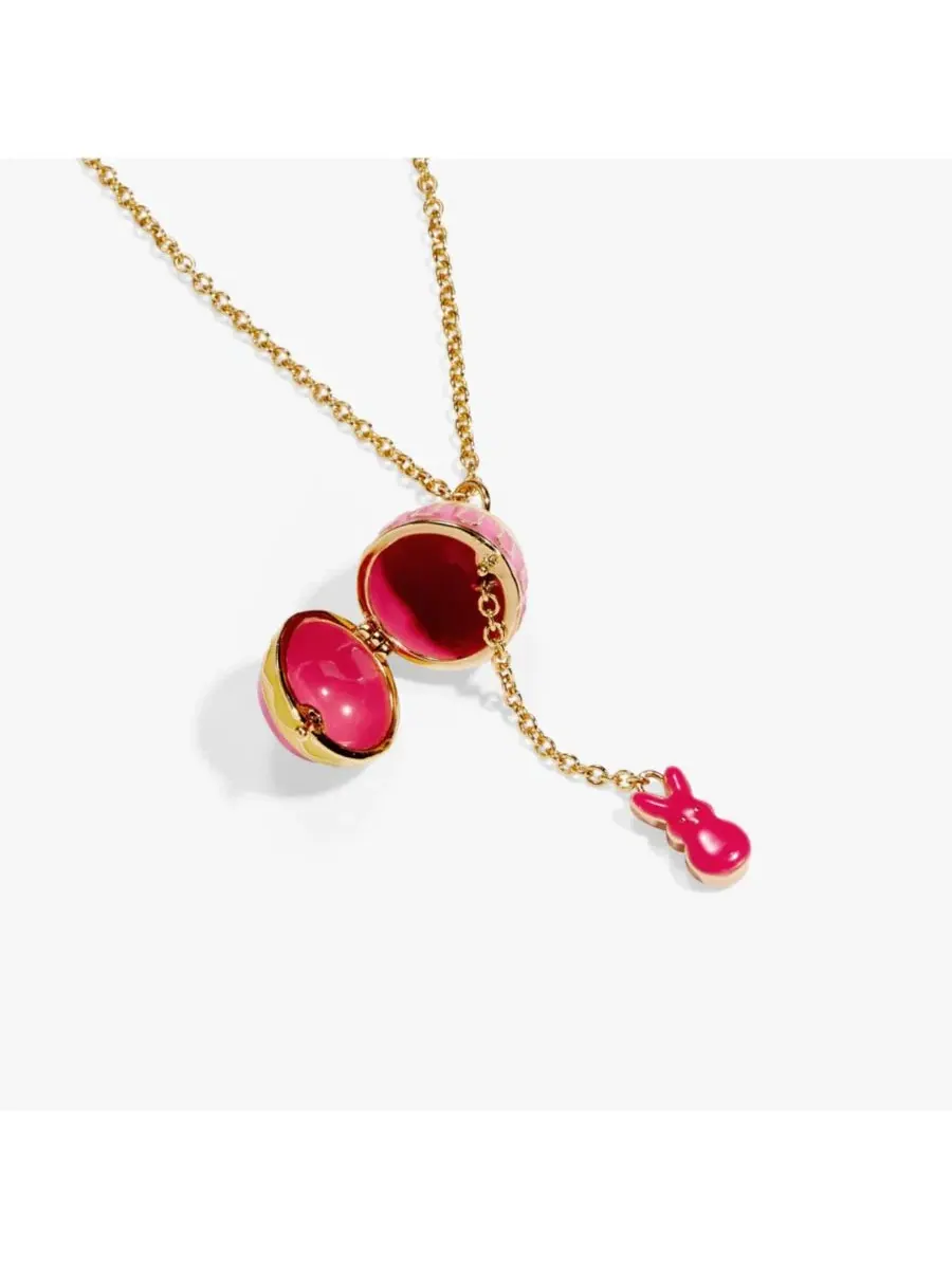 Кулон в виде пасхального яйца Peeps на цепочке Alex And Ani — изображение 2 из 5, оттенок нет цвета