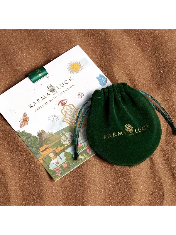 Мужской очищенный ауральный браслет из обсидиана Karma And Luck — изображение 3 из 3