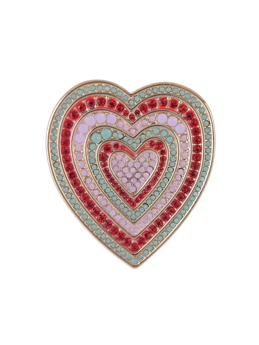 Брошь-сердце Stone Heart Pin Hallmark — изображение 3 из 4, оттенок нет цвета