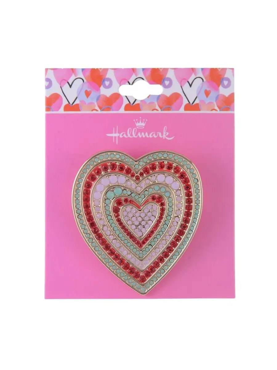 Брошь-сердце Stone Heart Pin Hallmark — изображение 4 из 4, оттенок нет цвета