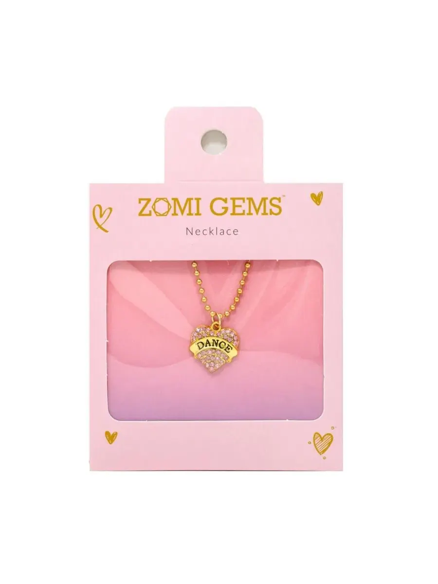 Ожерелье в форме сердца для девочек, танцующих под музыку Zomi Gems — изображение 2 из 3, оттенок нет цвета