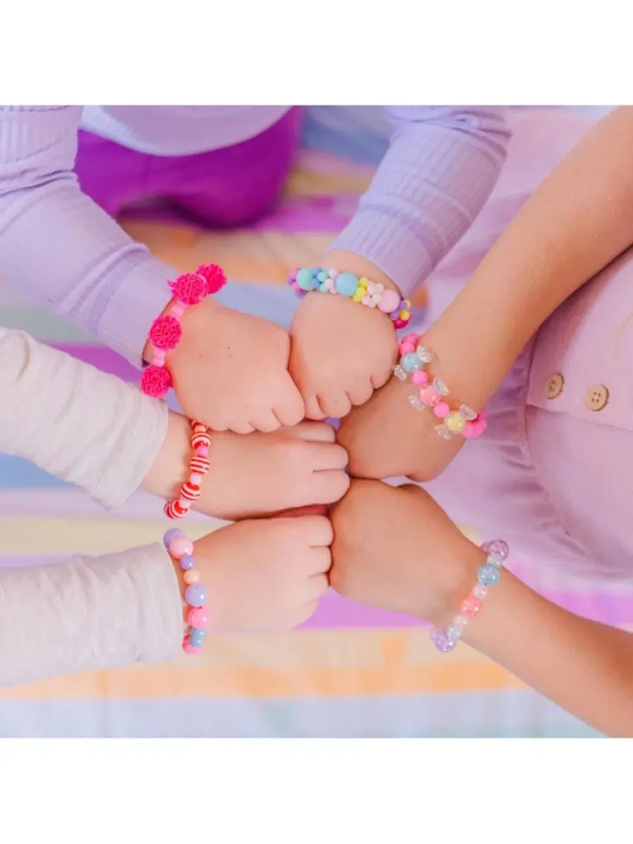 Набор из трех браслетов для девочек - Candy Pearls Puttisu — изображение 3 из 3