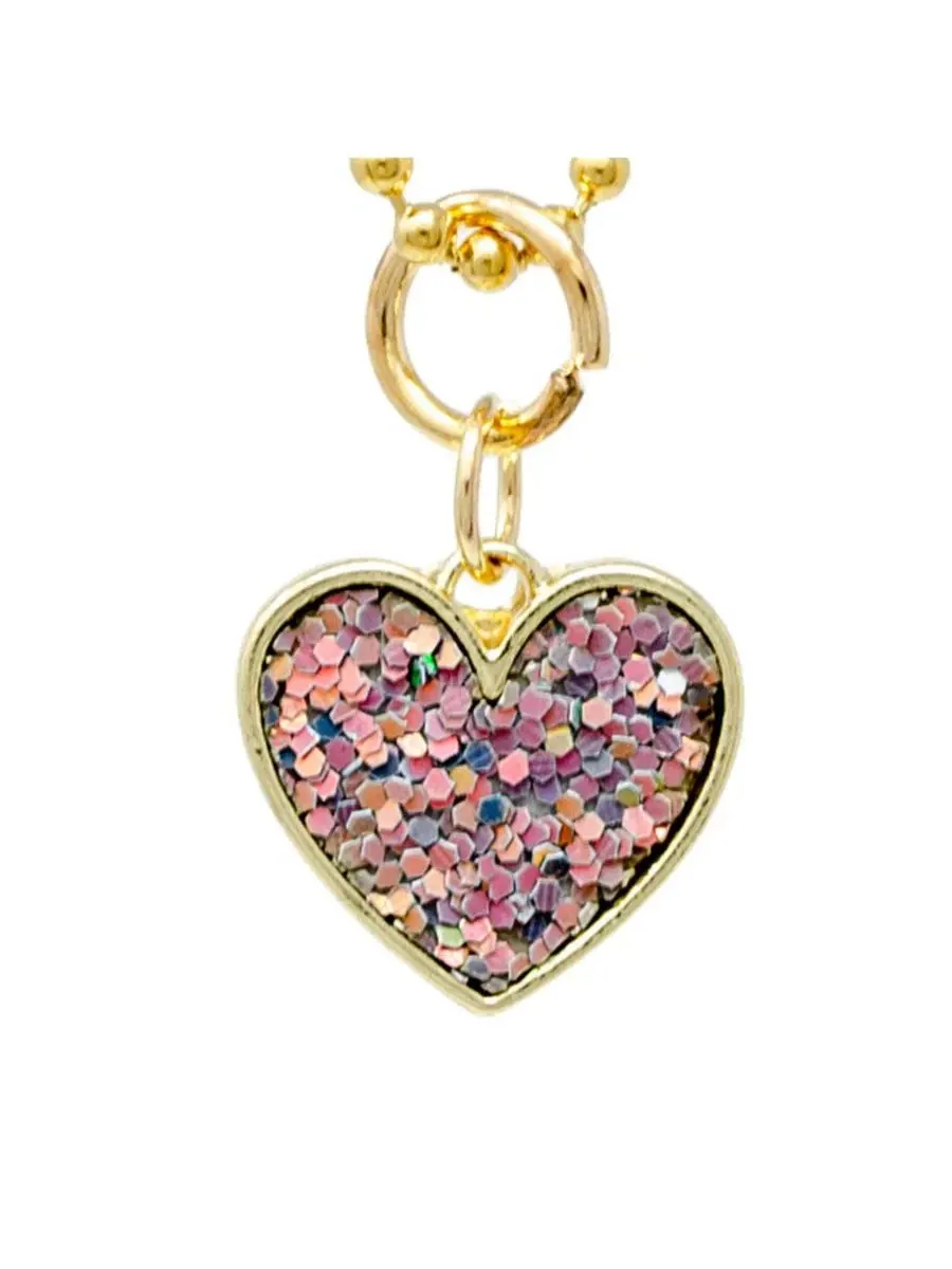 Детское колье с сердцем, 18k золото ZOMI GEMS — изображение 2 из 2