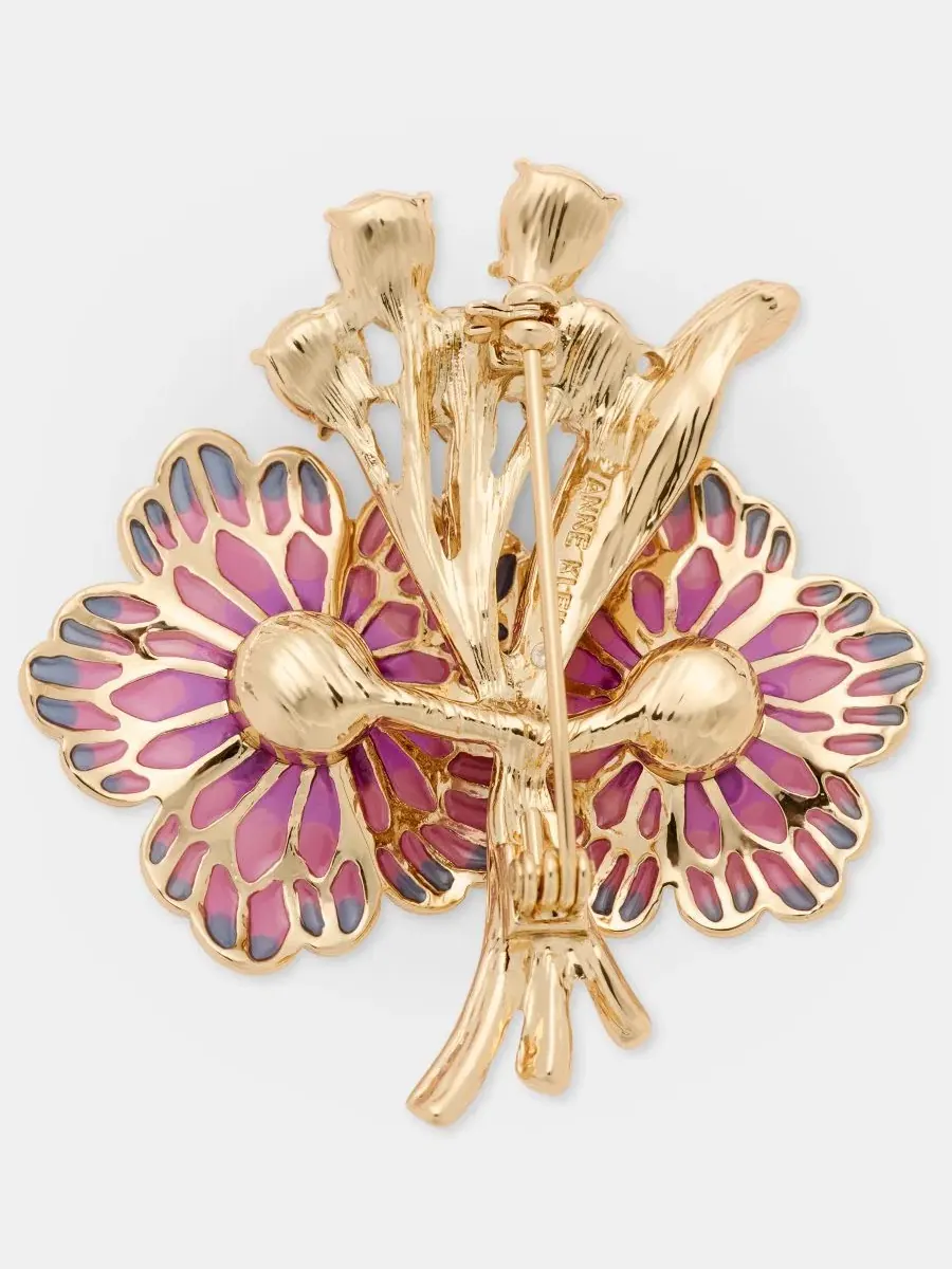 Брошь с кристаллами Anne Klein — изображение 4 из 4, оттенок мульти