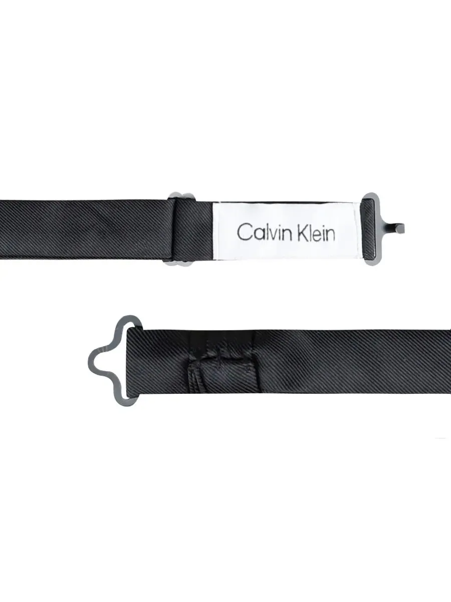 Детский галстук-бабочка Unison Solid, предварительно завязанный Calvin Klein — изображение 3 из 4, оттенок черный