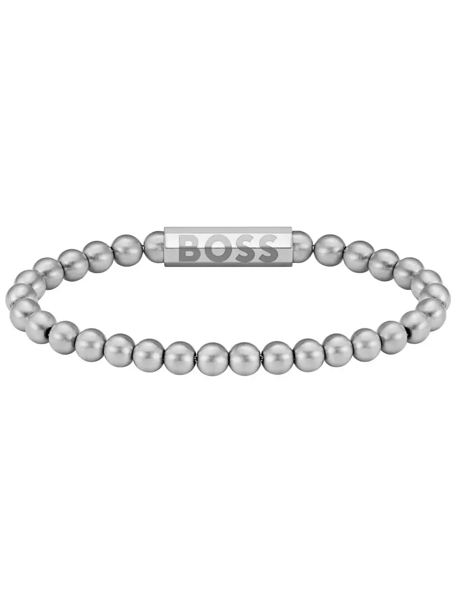 Мужской браслет Sphere из нержавеющей стали Hugo Boss — изображение 2 из 2, оттенок серебристый