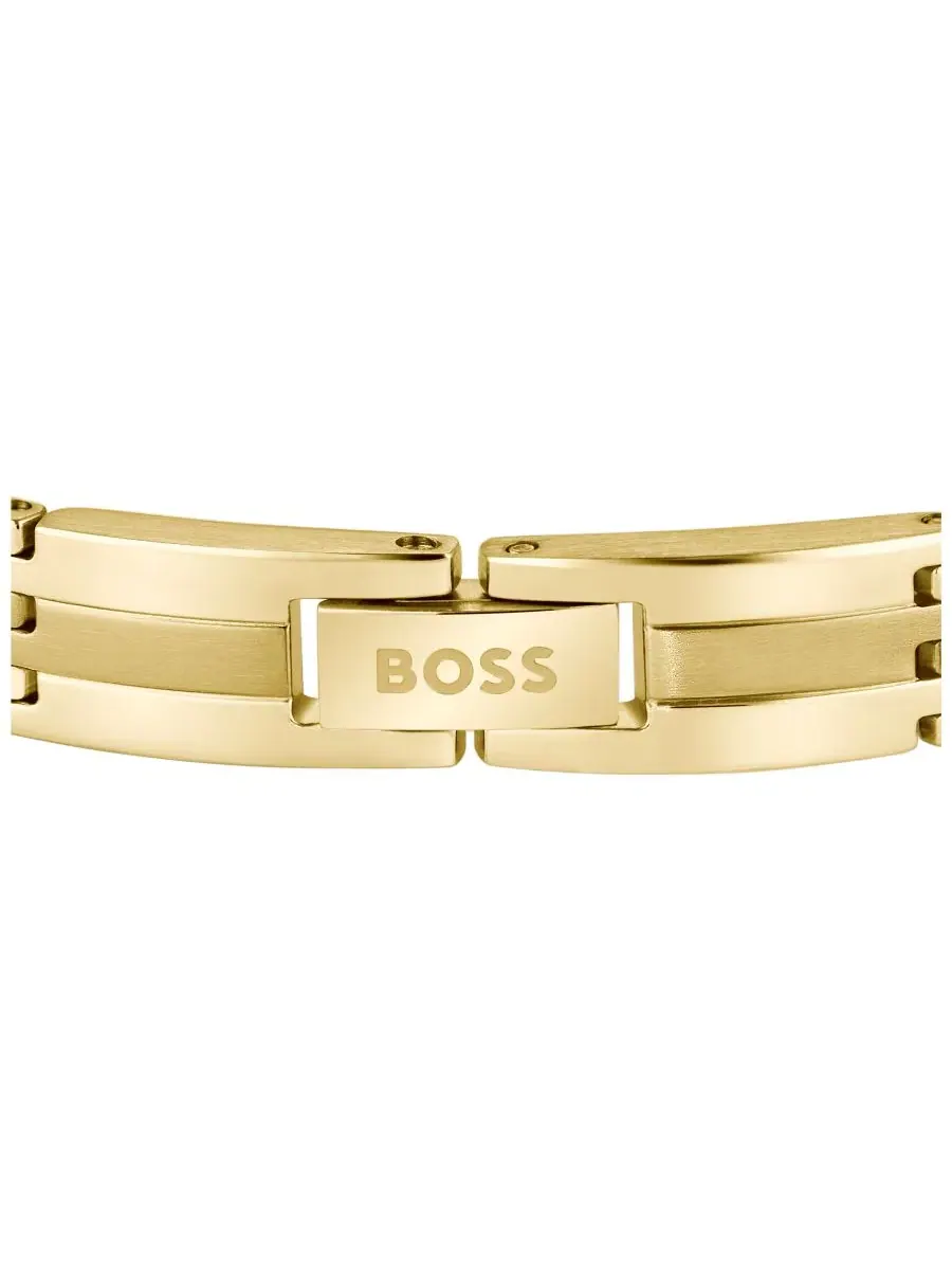 Мужской браслет Brooks Ionic Plated Thin Gold Steel Hugo Boss — изображение 2 из 3, оттенок золотистый