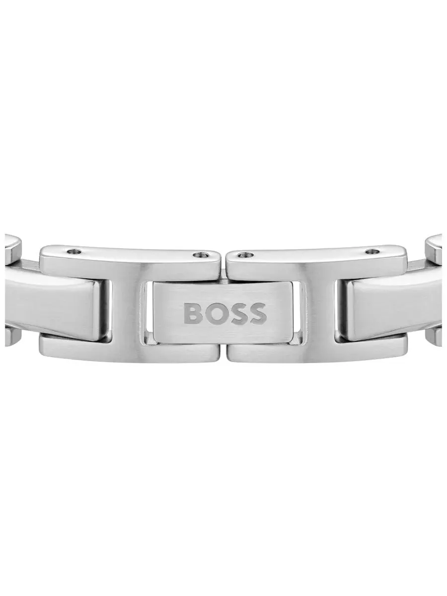 Мужской браслет Nolan из нержавеющей стали Hugo Boss — изображение 3 из 3, оттенок серебристый