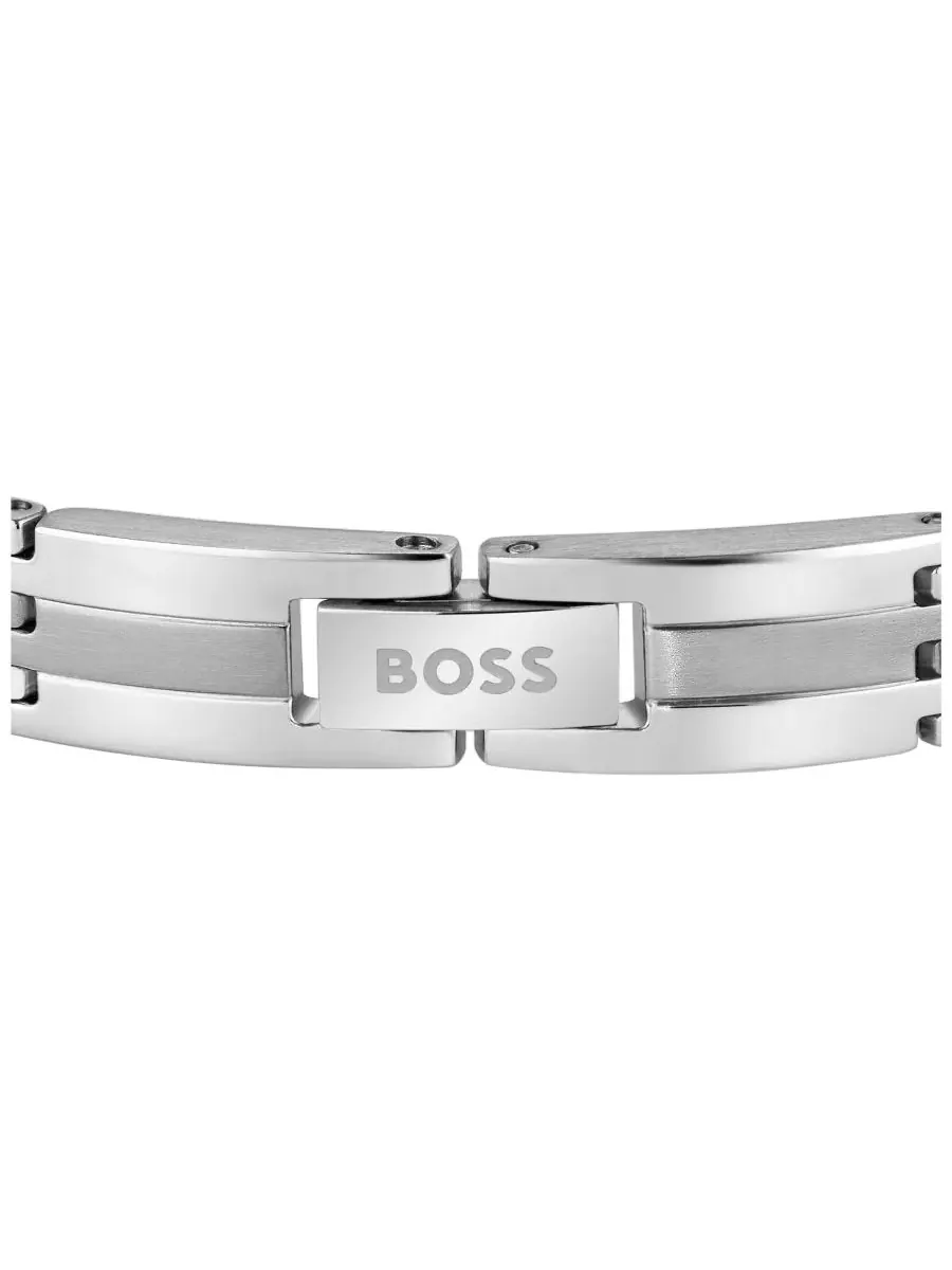 Мужской браслет Brooks из нержавеющей стали Hugo Boss — изображение 2 из 3, оттенок серебристый