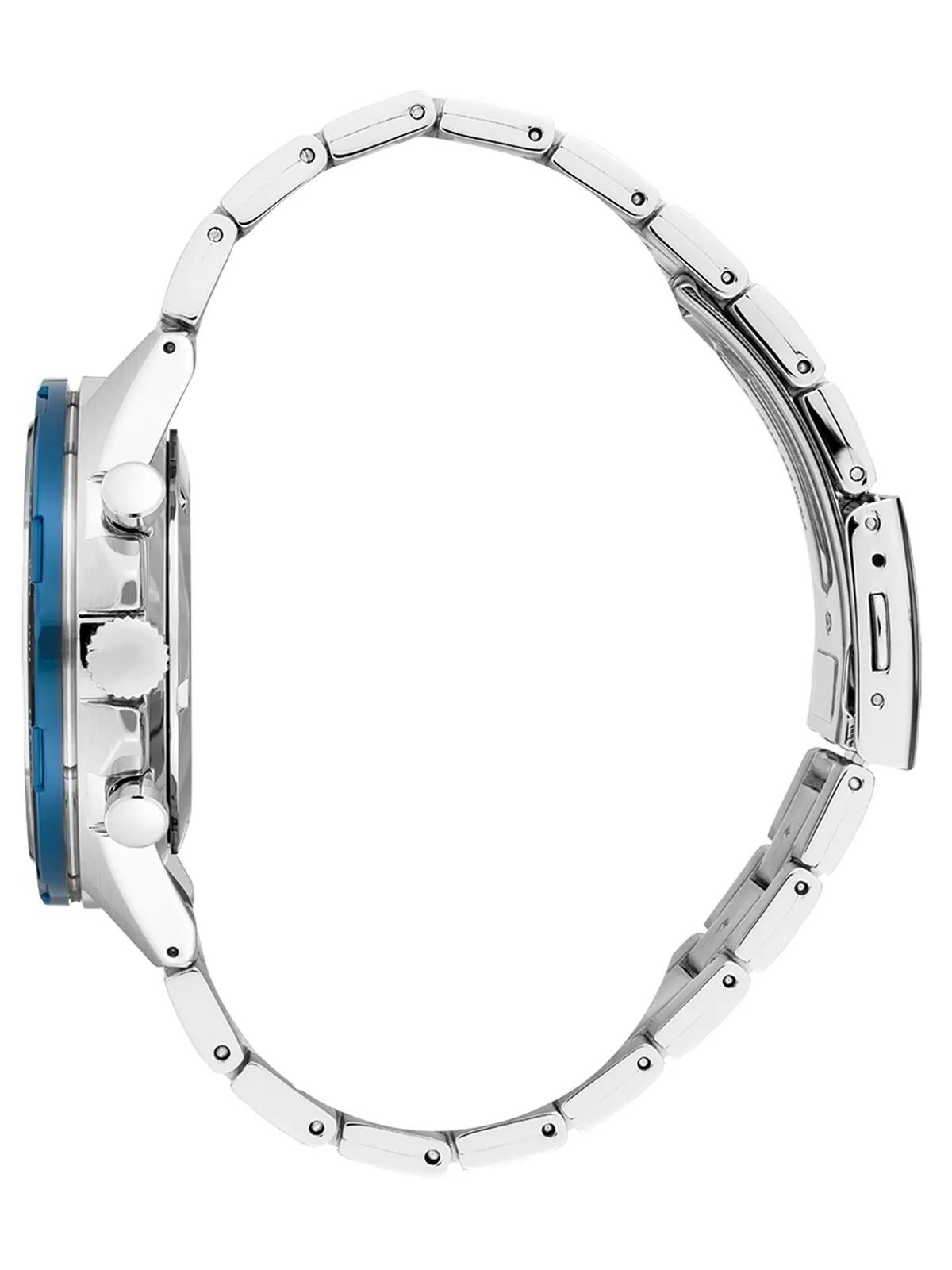 Мужские часы Essentials с хронографом и браслетом из нержавеющей стали, 43,9 мм Seiko — изображение 2 из 5