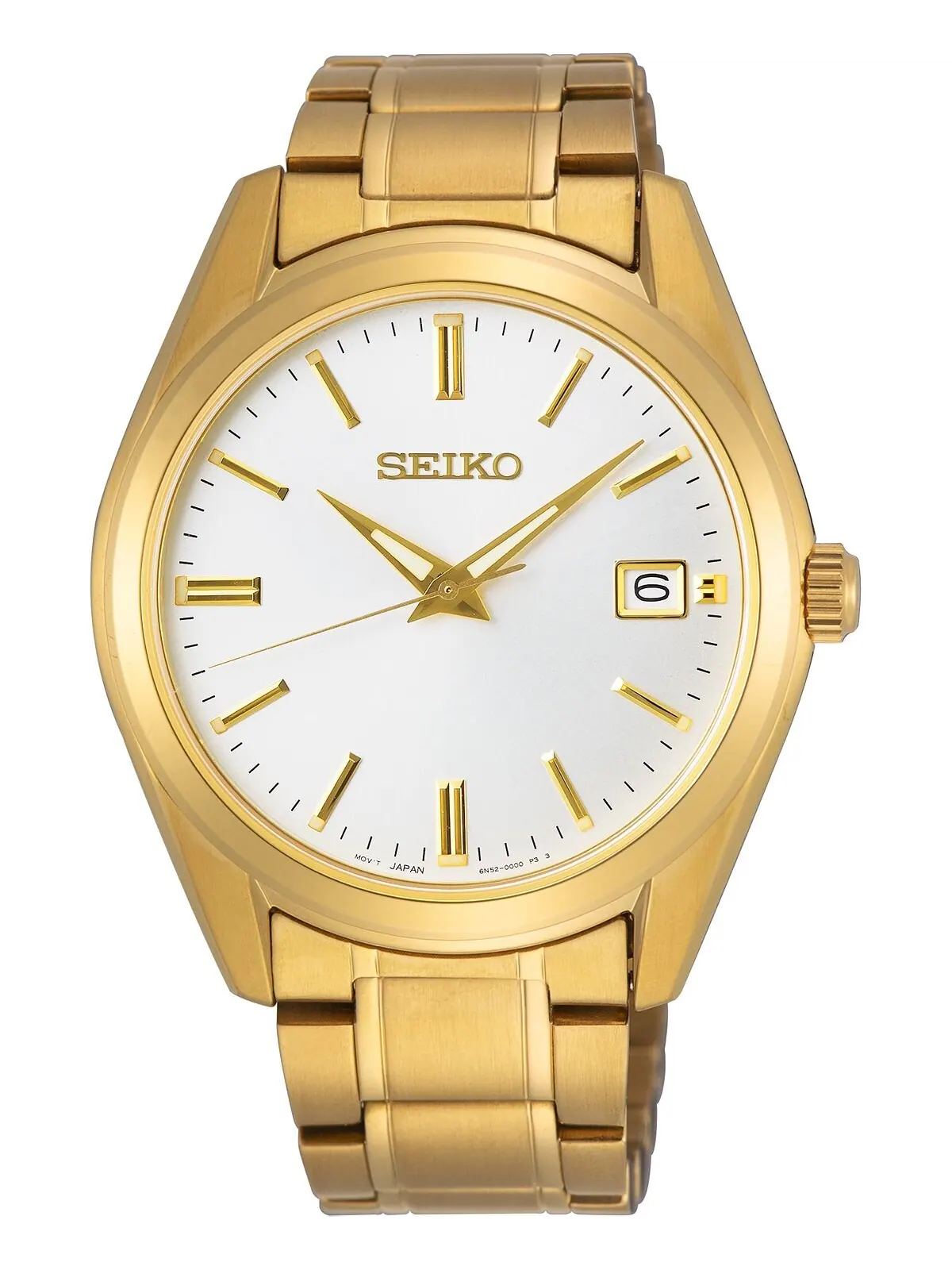 Мужские часы Essentials с золотистым браслетом из нержавеющей стали, 40,2 мм Seiko