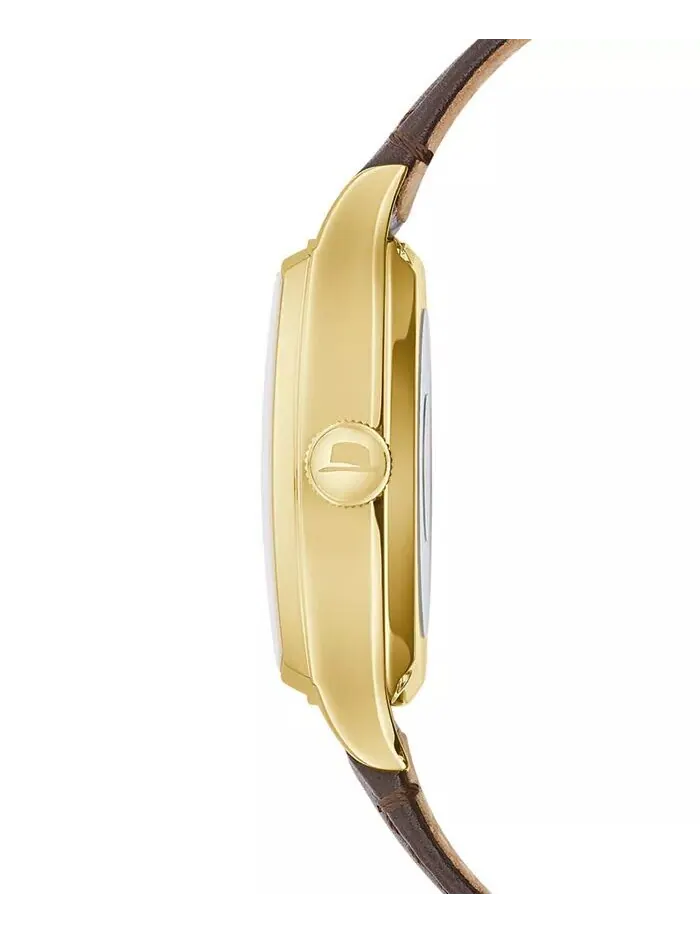 Мужские часы Frank Sinatra с автоматическим коричневым кожаным ремешком 33,5x45 мм Bulova — изображение 2 из 3