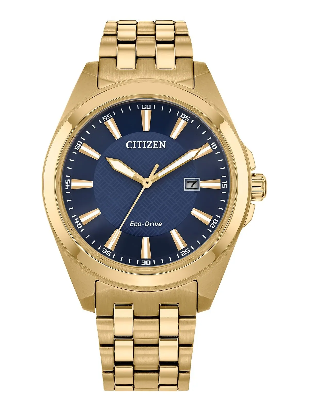 Мужские часы Eco-Drive Peyten с золотистым браслетом из нержавеющей стали, 41 мм Citizen