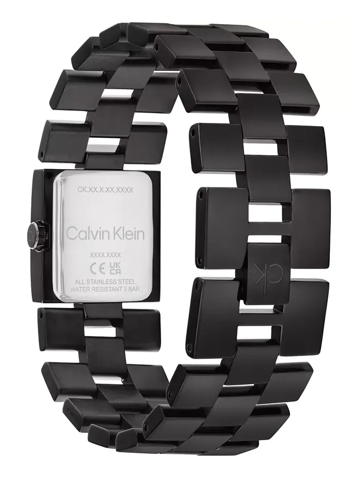 Женские часы CK Meridian Black Ionic Plated Stainless Steel Bracelet Watch, 22 мм Calvin Klein — изображение 3 из 5
