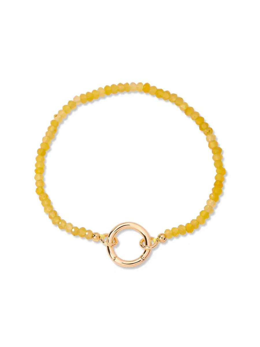 Браслет с подвеской Natalie Birthstone, 14K золотое покрытие brook & york, Nov — изображение 1 из 3