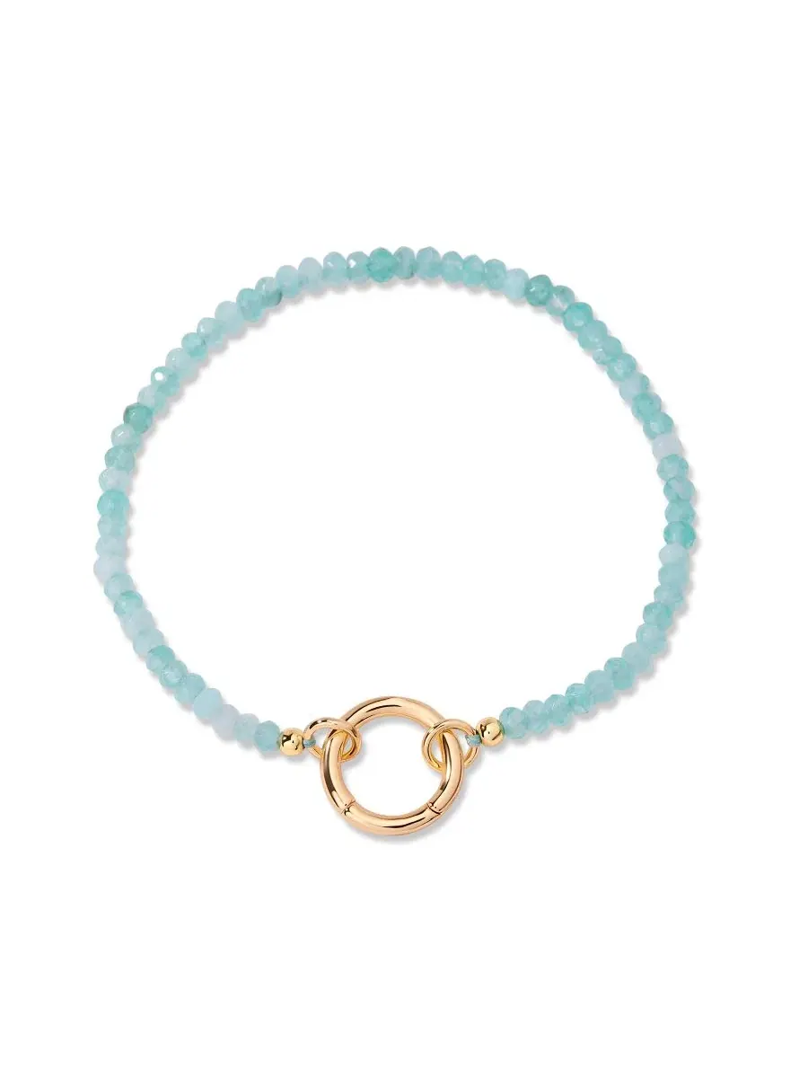 Браслет с камнем рождения Natalie, 14k золотое покрытие brook & york, Mar — изображение 1 из 3