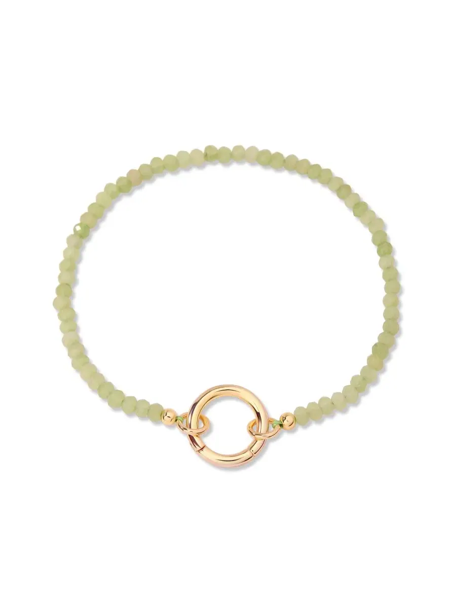 Браслет Natalie Birthstone Charm с подвеской, 14k Gold-Plated brook & york, Aug — изображение 1 из 3