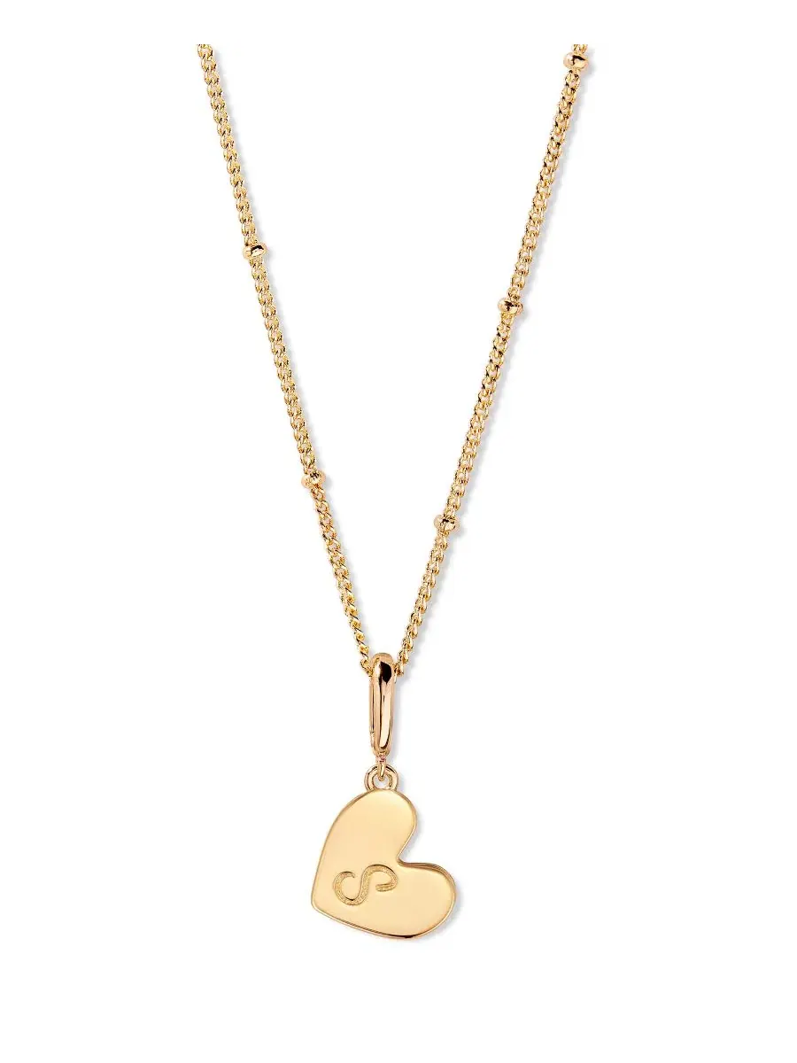 Кулон с сердцем Penelope Initial Heart, бренд brook & york, цвет S — изображение 1 из 3