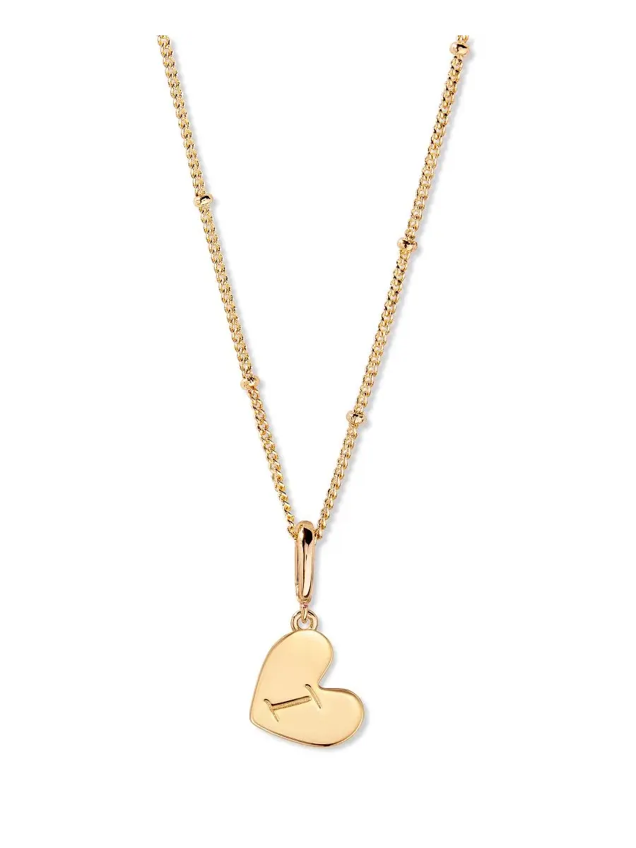 Кулон-сердце с инициалами Penelope Initial Heart Necklace brook & york, I — изображение 1 из 3