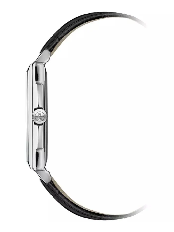 Мужские швейцарские часы Toccata с черным кожаным ремешком 29x37 мм Raymond Weil — изображение 2 из 4