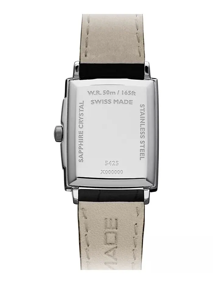 Мужские швейцарские часы Toccata с черным кожаным ремешком 29x37 мм Raymond Weil — изображение 3 из 4