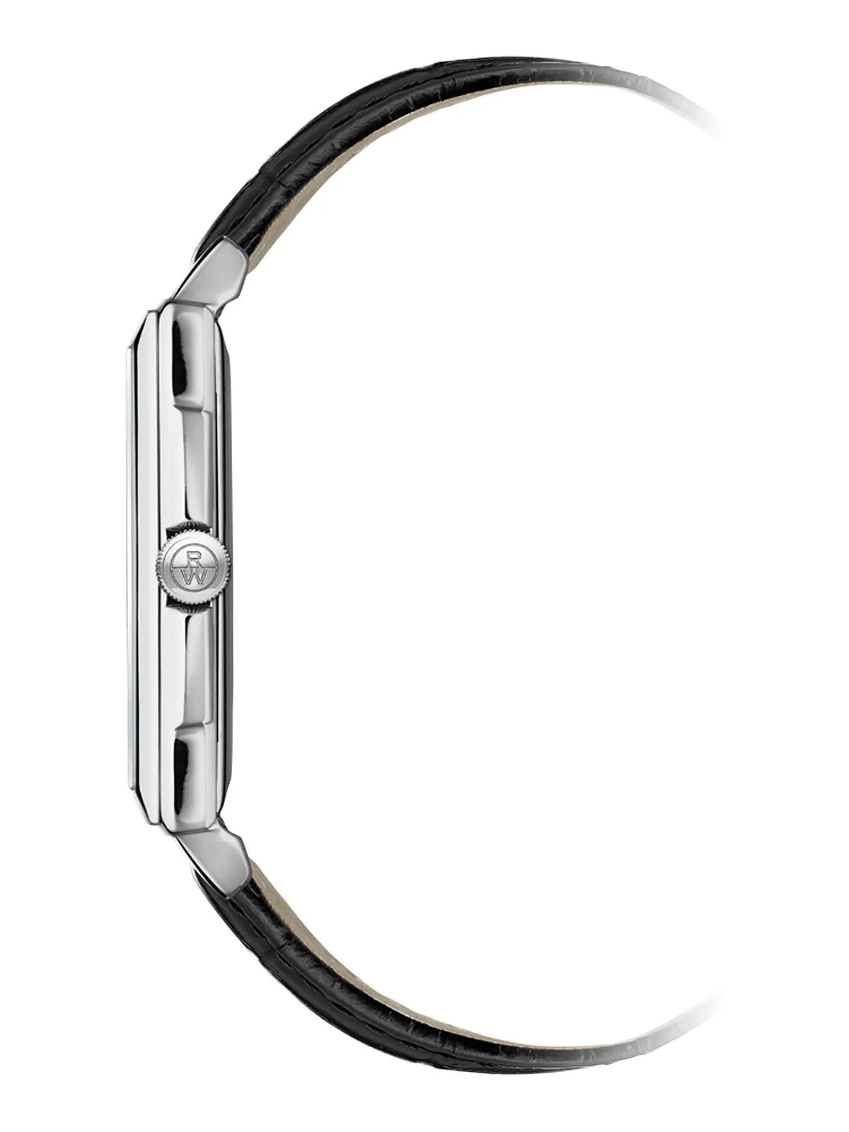 Мужские швейцарские часы Toccata с черным кожаным ремешком 29x37 мм Raymond Weil — изображение 2 из 4, оттенок белый
