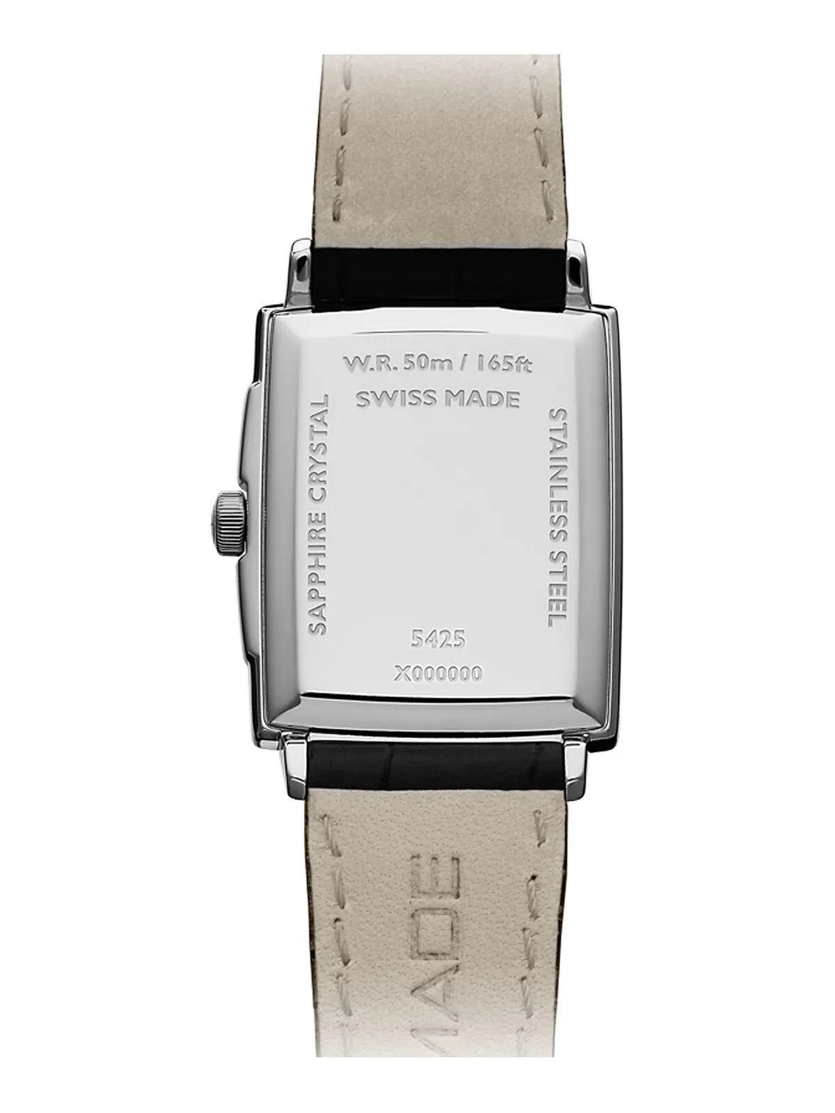 Мужские швейцарские часы Toccata с черным кожаным ремешком 29x37 мм Raymond Weil — изображение 3 из 4, оттенок белый