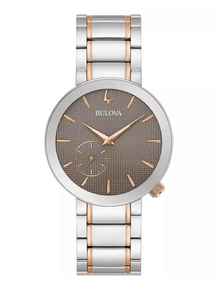 Женские двухцветные часы-браслет из нержавеющей стали Latin Grammy Futuro, 35 мм Bulova — изображение 1 из 3