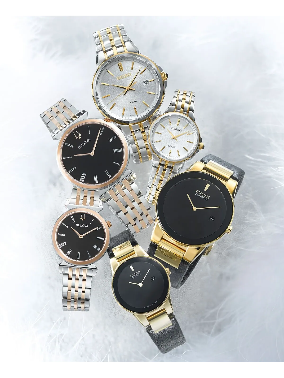 Мужские часы Axiom Eco-Drive 40 мм с черным кожаным ремешком Citizen — изображение 4 из 7, оттенок черный