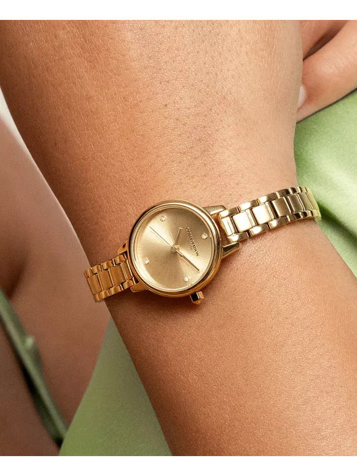 Женские мини-часы на браслете из нержавеющей стали Classic Gold Tone, 23 мм Olivia Burton — изображение 5 из 8